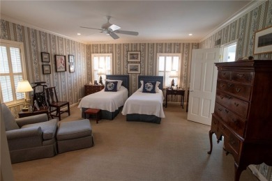 Beautiful all-brick colonial perfectly situated overlooking Hole on Mission Hills Country Club in Kansas - for sale on GolfHomes.com, golf home, golf lot