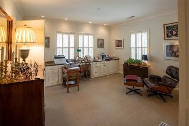 Beautiful all-brick colonial perfectly situated overlooking Hole on Mission Hills Country Club in Kansas - for sale on GolfHomes.com, golf home, golf lot