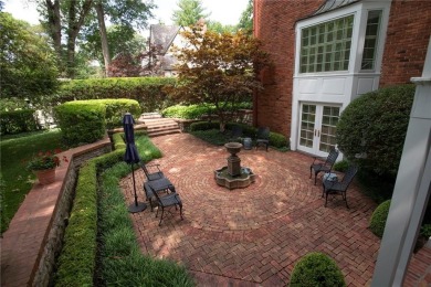Beautiful all-brick colonial perfectly situated overlooking Hole on Mission Hills Country Club in Kansas - for sale on GolfHomes.com, golf home, golf lot