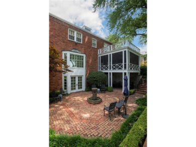 Beautiful all-brick colonial perfectly situated overlooking Hole on Mission Hills Country Club in Kansas - for sale on GolfHomes.com, golf home, golf lot