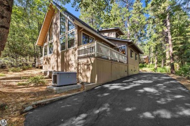 Charming A-frame chalet in Twain Harte offers a cozy mountain on Twain Harte Golf Club in California - for sale on GolfHomes.com, golf home, golf lot