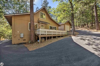 Charming A-frame chalet in Twain Harte offers a cozy mountain on Twain Harte Golf Club in California - for sale on GolfHomes.com, golf home, golf lot