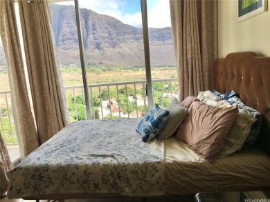 Studio condo in a prime location with an absolutely stunning on Makaha Valley Country Club in Hawaii - for sale on GolfHomes.com, golf home, golf lot