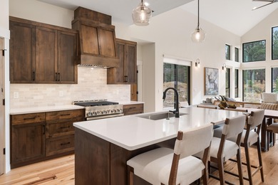 Stunning Aspen Two plan with water views. Time limited incentive on Sunriver Caldera Springs Golf Course in Oregon - for sale on GolfHomes.com, golf home, golf lot