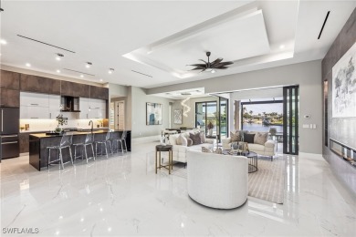 Stunning New Construction Home on Gulf-Access Canal with Canal on Royal Tee Country Club in Florida - for sale on GolfHomes.com, golf home, golf lot