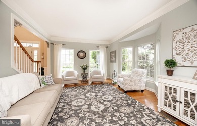 This former builders model home is resplendent with the stylish on Broad Run Golfers Club in Pennsylvania - for sale on GolfHomes.com, golf home, golf lot