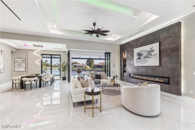 Stunning New Construction Home on Gulf-Access Canal with Canal on Royal Tee Country Club in Florida - for sale on GolfHomes.com, golf home, golf lot