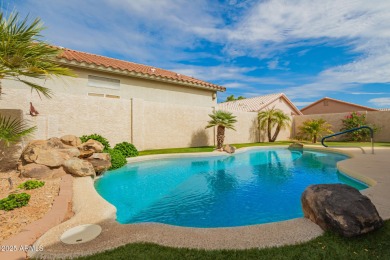 LOW ELECTRIC BILLS with Owned SOLAR + PRIVATE SALTWATER POOL! on Coyote Lakes Golf Club in Arizona - for sale on GolfHomes.com, golf home, golf lot