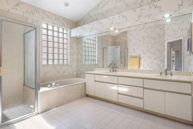 From the moment you walk in, you're greeted with volume ceilings on Indian Spring Golf and Country Club in Florida - for sale on GolfHomes.com, golf home, golf lot