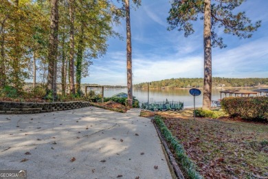 Panoramic big water views from this charming DEEDED lakefront on Turtle Cove Golf Course in Georgia - for sale on GolfHomes.com, golf home, golf lot