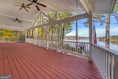 Panoramic big water views from this charming DEEDED lakefront on Turtle Cove Golf Course in Georgia - for sale on GolfHomes.com, golf home, golf lot