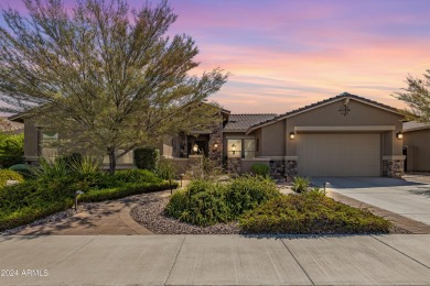 Luxury meets tranquility in this stunning David Weekley home on Estrella Mountain Ranch Golf Course in Arizona - for sale on GolfHomes.com, golf home, golf lot