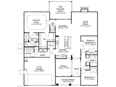 Welcome to the James I model by Wetherington Homes in The on Cedar Point Country Club in Virginia - for sale on GolfHomes.com, golf home, golf lot