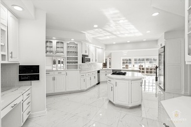 Experience refined living in this stunning custom brick estate on Crystal Tree Golf and Country Club in Illinois - for sale on GolfHomes.com, golf home, golf lot