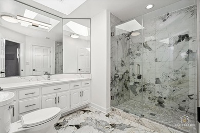 Experience refined living in this stunning custom brick estate on Crystal Tree Golf and Country Club in Illinois - for sale on GolfHomes.com, golf home, golf lot