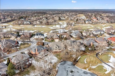 Experience refined living in this stunning custom brick estate on Crystal Tree Golf and Country Club in Illinois - for sale on GolfHomes.com, golf home, golf lot