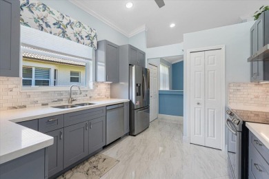 Beautiful Pool Home in PGA Village with view of the 17th hole of on The Legacy Golf and Tennis Club in Florida - for sale on GolfHomes.com, golf home, golf lot