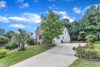 This stately, brick front home in popular Brier Creek golf on Brier Creek Country Club in North Carolina - for sale on GolfHomes.com, golf home, golf lot