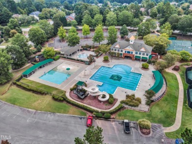 This stately, brick front home in popular Brier Creek golf on Brier Creek Country Club in North Carolina - for sale on GolfHomes.com, golf home, golf lot