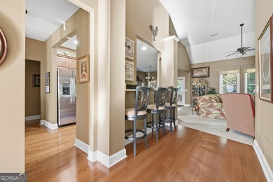 Welcome home to this beautifully custom built home by Ogilvie on The Highlands Course at Lake Arrowhead in Georgia - for sale on GolfHomes.com, golf home, golf lot