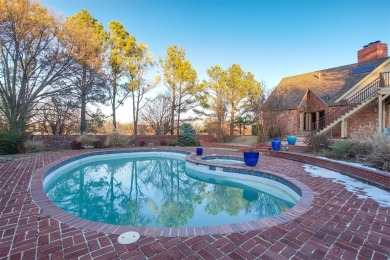 Situated on two expansive lots with breathtaking golf course on Shawnee Country Club in Oklahoma - for sale on GolfHomes.com, golf home, golf lot