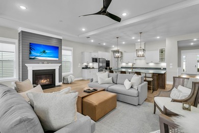 Is this a model home?! STUNNING Mont Blanc Loft plan featuring 3 on Cypress Point Par 3 in South Carolina - for sale on GolfHomes.com, golf home, golf lot