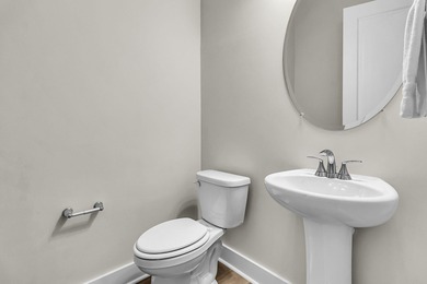 Is this a model home?! STUNNING Mont Blanc Loft plan featuring 3 on Cypress Point Par 3 in South Carolina - for sale on GolfHomes.com, golf home, golf lot