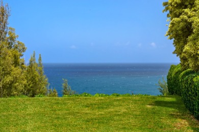 Last ocean bluff lot in Princeville, perched above iconic on Makai Golf Club At Princeville in Hawaii - for sale on GolfHomes.com, golf home, golf lot