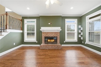 This 3 sided brick home on a full basement with a large owner's on The Golf Club At Bradshaw Farm in Georgia - for sale on GolfHomes.com, golf home, golf lot