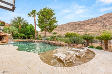 Experience luxury redefined in this spectacular 5-bedroom on Red Rock Country Club in Nevada - for sale on GolfHomes.com, golf home, golf lot