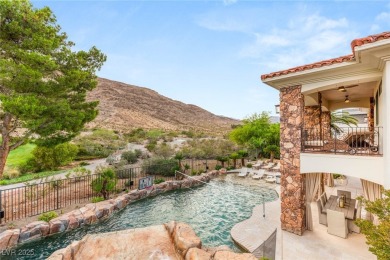 Experience luxury redefined in this spectacular 5-bedroom on Red Rock Country Club in Nevada - for sale on GolfHomes.com, golf home, golf lot