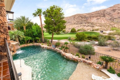 Experience luxury redefined in this spectacular 5-bedroom on Red Rock Country Club in Nevada - for sale on GolfHomes.com, golf home, golf lot