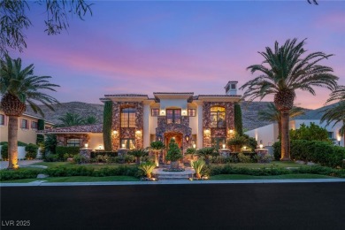 Experience luxury redefined in this spectacular 5-bedroom on Red Rock Country Club in Nevada - for sale on GolfHomes.com, golf home, golf lot