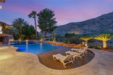 Experience luxury redefined in this spectacular 5-bedroom on Red Rock Country Club in Nevada - for sale on GolfHomes.com, golf home, golf lot