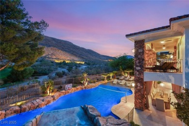 Experience luxury redefined in this spectacular 5-bedroom on Red Rock Country Club in Nevada - for sale on GolfHomes.com, golf home, golf lot