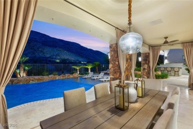 Experience luxury redefined in this spectacular 5-bedroom on Red Rock Country Club in Nevada - for sale on GolfHomes.com, golf home, golf lot
