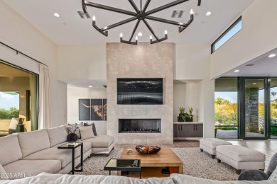 A striking example of contemporary design, this single-level on Desert Mountain Golf Club - Renegade Course in Arizona - for sale on GolfHomes.com, golf home, golf lot
