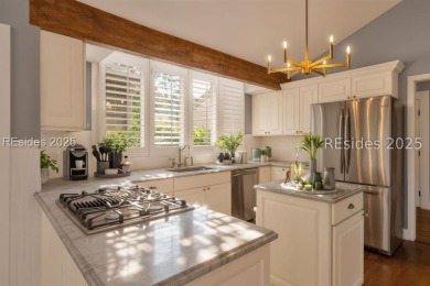 Welcome to this charming 2 bedroom, 2 bath end-unit villa on Sea Pines Golf and Resort  in South Carolina - for sale on GolfHomes.com, golf home, golf lot