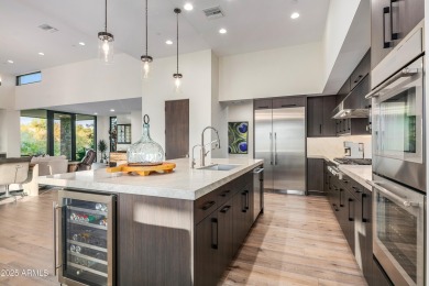 A striking example of contemporary design, this single-level on Desert Mountain Golf Club - Renegade Course in Arizona - for sale on GolfHomes.com, golf home, golf lot