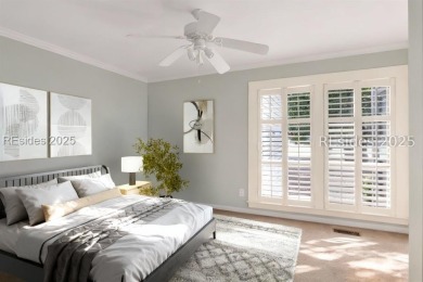 Welcome to this charming 2 bedroom, 2 bath end-unit villa on Sea Pines Golf and Resort  in South Carolina - for sale on GolfHomes.com, golf home, golf lot
