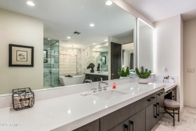 A striking example of contemporary design, this single-level on Desert Mountain Golf Club - Renegade Course in Arizona - for sale on GolfHomes.com, golf home, golf lot