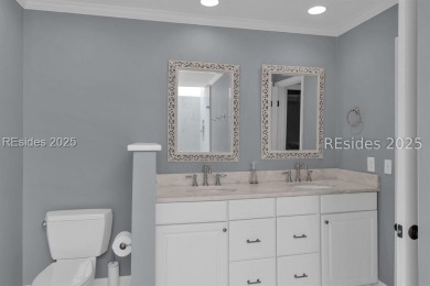 Welcome to this charming 2 bedroom, 2 bath end-unit villa on Sea Pines Golf and Resort  in South Carolina - for sale on GolfHomes.com, golf home, golf lot