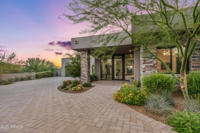 A striking example of contemporary design, this single-level on Desert Mountain Golf Club - Renegade Course in Arizona - for sale on GolfHomes.com, golf home, golf lot