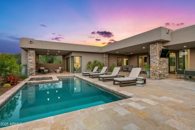 A striking example of contemporary design, this single-level on Desert Mountain Golf Club - Renegade Course in Arizona - for sale on GolfHomes.com, golf home, golf lot