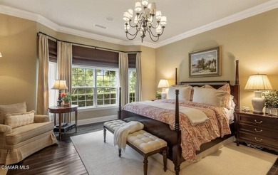 Fabulous custom, single-story home located on the 6th tee of the on North Ranch Country Club in California - for sale on GolfHomes.com, golf home, golf lot