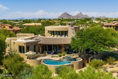 Situated on a cul-de-sac lot overlooking the 4th hole of The on The Country Club At DC Ranch in Arizona - for sale on GolfHomes.com, golf home, golf lot