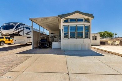 Gorgeous, fully furnished, move-in-ready 2020 park model in on Roadhaven Golf Course in Arizona - for sale on GolfHomes.com, golf home, golf lot