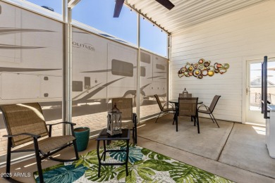 Gorgeous, fully furnished, move-in-ready 2020 park model in on Roadhaven Golf Course in Arizona - for sale on GolfHomes.com, golf home, golf lot