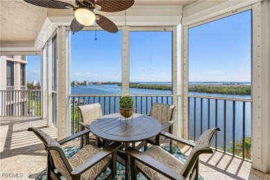 Condo and Boat Dock Available! Experience luxury coastal living on Fort Myers Beach and Golf Club in Florida - for sale on GolfHomes.com, golf home, golf lot