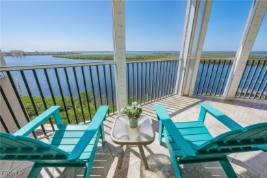 Condo and Boat Dock Available! Experience luxury coastal living on Fort Myers Beach and Golf Club in Florida - for sale on GolfHomes.com, golf home, golf lot
